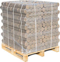 HOLZBRX Premium Hartholz Holzbriketts rund 10 kg – 960 kg Palette (96 × 10 kg)