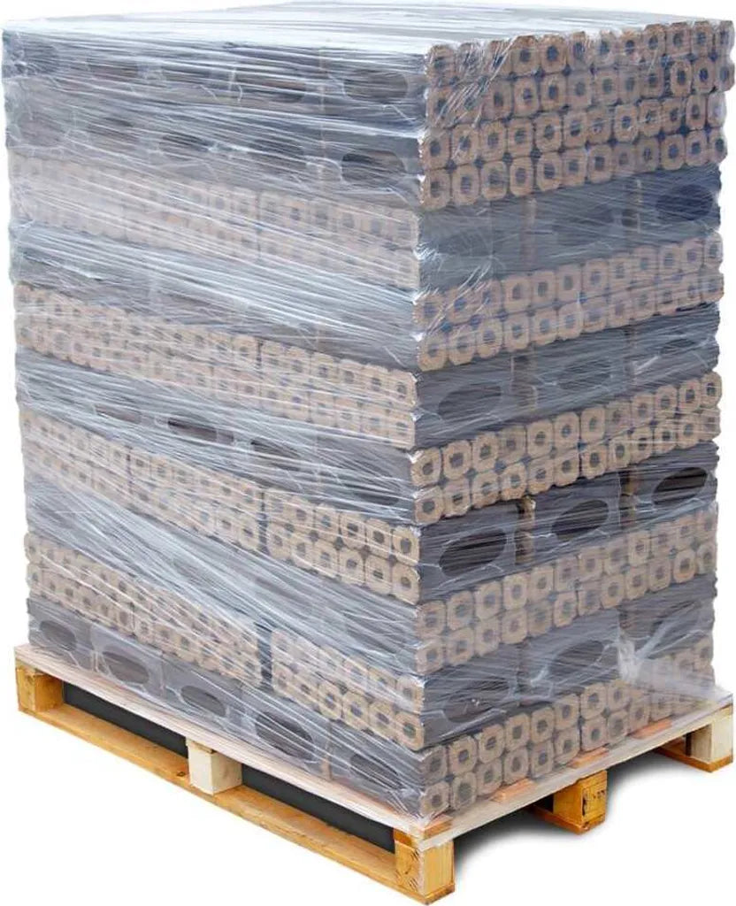 HOLZBRX PINI KAY Premium Buchenholzbriketts 10 kg – 960 kg Palette (96 × 10 kg)