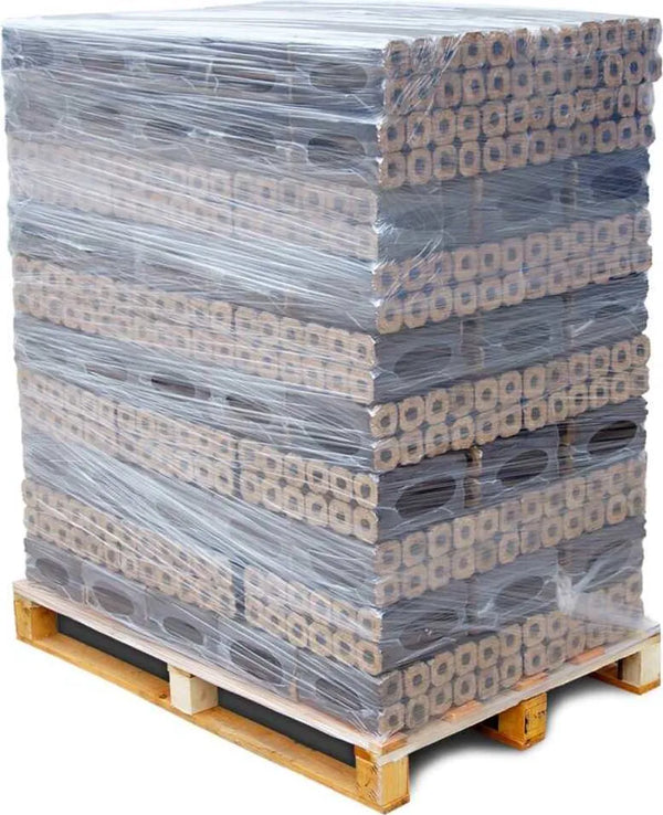 HOLZBRX PINI KAY Premium Buchenholzbriketts 10 kg – 960 kg Palette (96 × 10 kg)