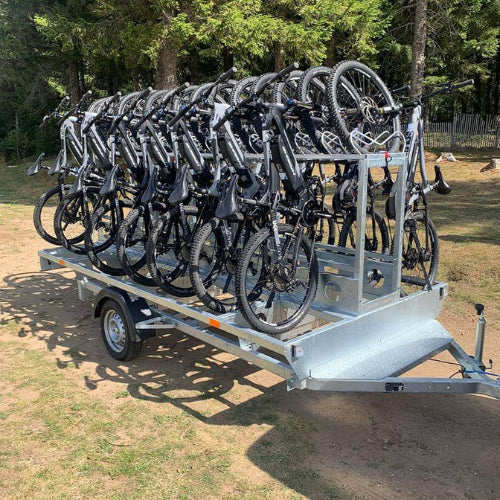 Spezial-Fahrradanhänger MTB / E-Bike 10 Plätze | EU-zu